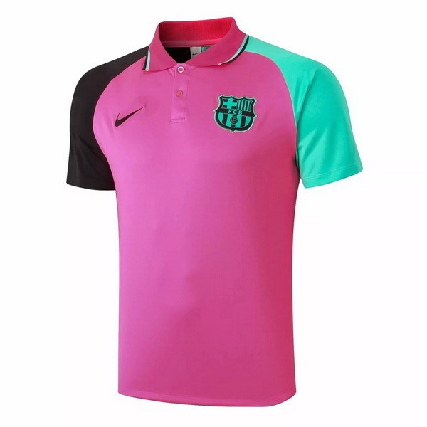 Polo Barcelona 2020/21 Rosa Verde